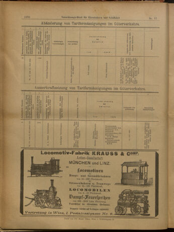 Verordnungs-Blatt für Eisenbahnen und Schiffahrt: Veröffentlichungen in Tarif- und Transport-Angelegenheiten 19020708 Seite: 24