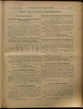 Verordnungs-Blatt für Eisenbahnen und Schiffahrt: Veröffentlichungen in Tarif- und Transport-Angelegenheiten 19020715 Seite: 18