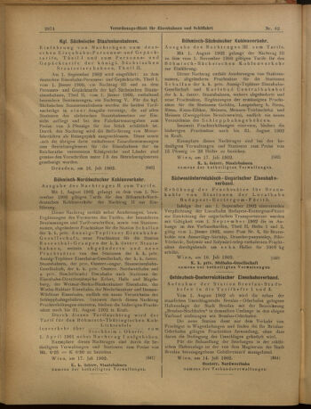 Verordnungs-Blatt für Eisenbahnen und Schiffahrt: Veröffentlichungen in Tarif- und Transport-Angelegenheiten 19020719 Seite: 14