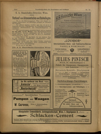 Verordnungs-Blatt für Eisenbahnen und Schiffahrt: Veröffentlichungen in Tarif- und Transport-Angelegenheiten 19020722 Seite: 14