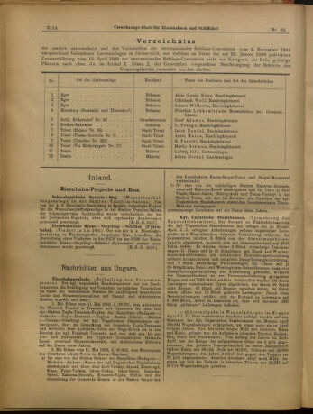 Verordnungs-Blatt für Eisenbahnen und Schiffahrt: Veröffentlichungen in Tarif- und Transport-Angelegenheiten 19020724 Seite: 6