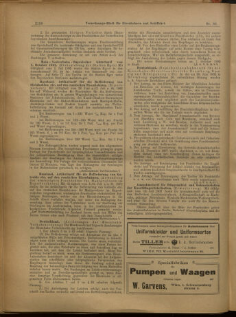 Verordnungs-Blatt für Eisenbahnen und Schiffahrt: Veröffentlichungen in Tarif- und Transport-Angelegenheiten 19020729 Seite: 10