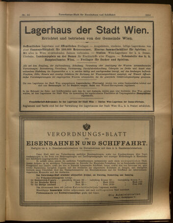 Verordnungs-Blatt für Eisenbahnen und Schiffahrt: Veröffentlichungen in Tarif- und Transport-Angelegenheiten 19020809 Seite: 11