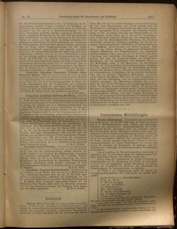 Verordnungs-Blatt für Eisenbahnen und Schiffahrt: Veröffentlichungen in Tarif- und Transport-Angelegenheiten 19020812 Seite: 11