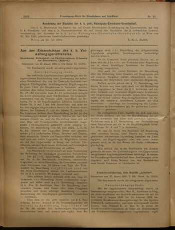 Verordnungs-Blatt für Eisenbahnen und Schiffahrt: Veröffentlichungen in Tarif- und Transport-Angelegenheiten 19020814 Seite: 2