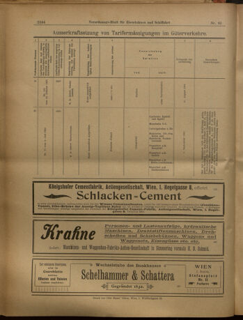 Verordnungs-Blatt für Eisenbahnen und Schiffahrt: Veröffentlichungen in Tarif- und Transport-Angelegenheiten 19020821 Seite: 16