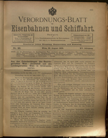 Verordnungs-Blatt für Eisenbahnen und Schiffahrt: Veröffentlichungen in Tarif- und Transport-Angelegenheiten