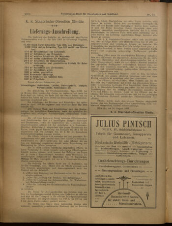 Verordnungs-Blatt für Eisenbahnen und Schiffahrt: Veröffentlichungen in Tarif- und Transport-Angelegenheiten 19020826 Seite: 12