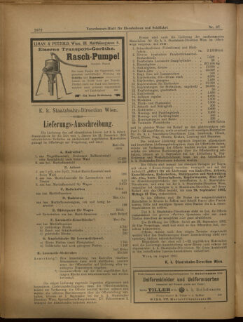 Verordnungs-Blatt für Eisenbahnen und Schiffahrt: Veröffentlichungen in Tarif- und Transport-Angelegenheiten 19020826 Seite: 8