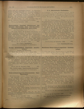 Verordnungs-Blatt für Eisenbahnen und Schiffahrt: Veröffentlichungen in Tarif- und Transport-Angelegenheiten 19020916 Seite: 13