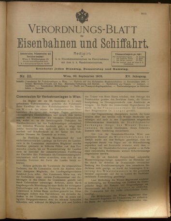 Verordnungs-Blatt für Eisenbahnen und Schiffahrt: Veröffentlichungen in Tarif- und Transport-Angelegenheiten 19020930 Seite: 1