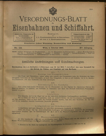 Verordnungs-Blatt für Eisenbahnen und Schiffahrt: Veröffentlichungen in Tarif- und Transport-Angelegenheiten