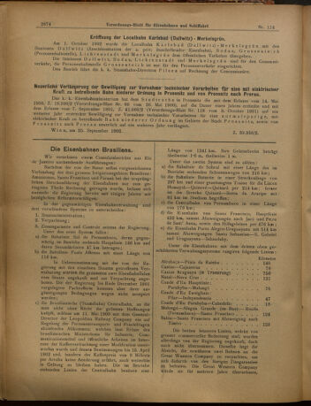 Verordnungs-Blatt für Eisenbahnen und Schiffahrt: Veröffentlichungen in Tarif- und Transport-Angelegenheiten 19021007 Seite: 2