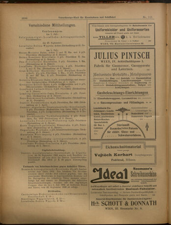 Verordnungs-Blatt für Eisenbahnen und Schiffahrt: Veröffentlichungen in Tarif- und Transport-Angelegenheiten 19021009 Seite: 6