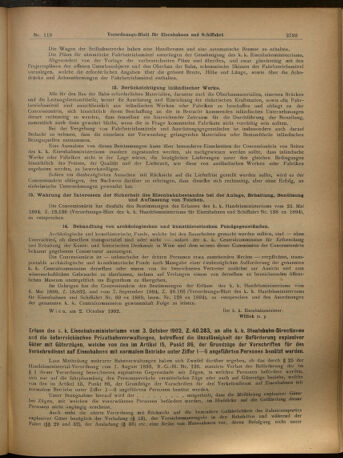 Verordnungs-Blatt für Eisenbahnen und Schiffahrt: Veröffentlichungen in Tarif- und Transport-Angelegenheiten 19021018 Seite: 11