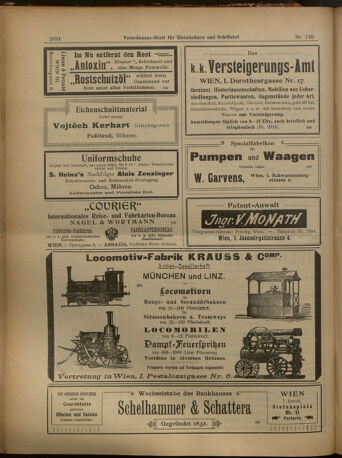 Verordnungs-Blatt für Eisenbahnen und Schiffahrt: Veröffentlichungen in Tarif- und Transport-Angelegenheiten 19021021 Seite: 10