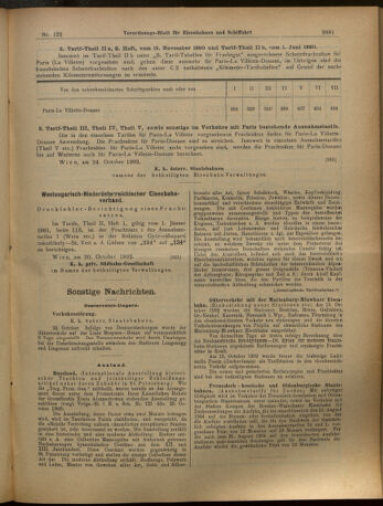 Verordnungs-Blatt für Eisenbahnen und Schiffahrt: Veröffentlichungen in Tarif- und Transport-Angelegenheiten 19021025 Seite: 21