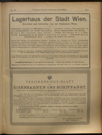 Verordnungs-Blatt für Eisenbahnen und Schiffahrt: Veröffentlichungen in Tarif- und Transport-Angelegenheiten 19021028 Seite: 11