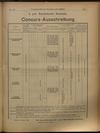 Verordnungs-Blatt für Eisenbahnen und Schiffahrt: Veröffentlichungen in Tarif- und Transport-Angelegenheiten 19021101 Seite: 7