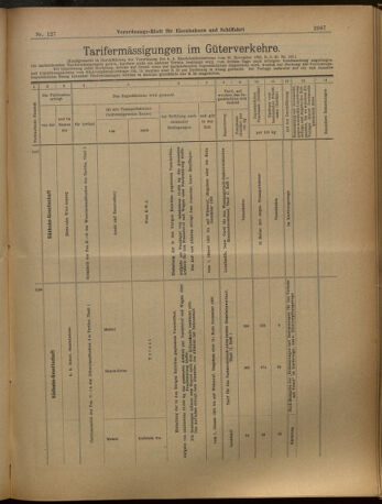 Verordnungs-Blatt für Eisenbahnen und Schiffahrt: Veröffentlichungen in Tarif- und Transport-Angelegenheiten 19021106 Seite: 11