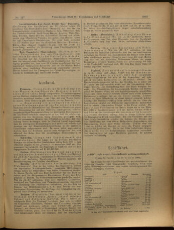 Verordnungs-Blatt für Eisenbahnen und Schiffahrt: Veröffentlichungen in Tarif- und Transport-Angelegenheiten 19021106 Seite: 7