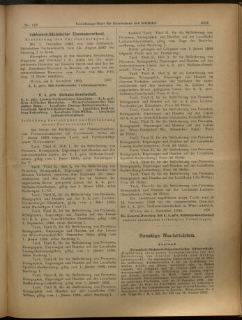 Verordnungs-Blatt für Eisenbahnen und Schiffahrt: Veröffentlichungen in Tarif- und Transport-Angelegenheiten 19021108 Seite: 11