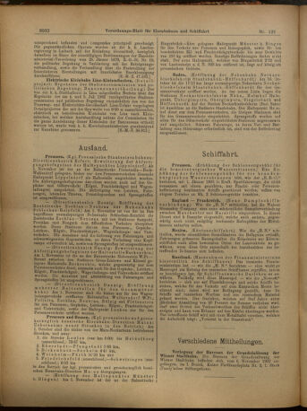 Verordnungs-Blatt für Eisenbahnen und Schiffahrt: Veröffentlichungen in Tarif- und Transport-Angelegenheiten 19021111 Seite: 12