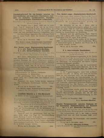 Verordnungs-Blatt für Eisenbahnen und Schiffahrt: Veröffentlichungen in Tarif- und Transport-Angelegenheiten 19021111 Seite: 14