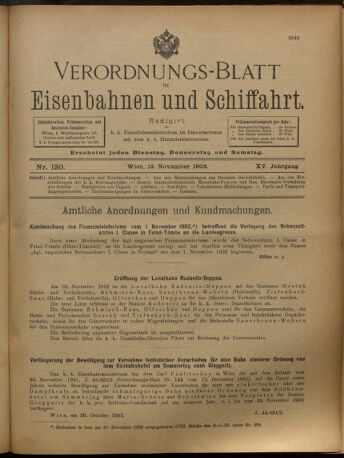 Verordnungs-Blatt für Eisenbahnen und Schiffahrt: Veröffentlichungen in Tarif- und Transport-Angelegenheiten