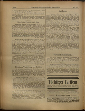 Verordnungs-Blatt für Eisenbahnen und Schiffahrt: Veröffentlichungen in Tarif- und Transport-Angelegenheiten 19021115 Seite: 7