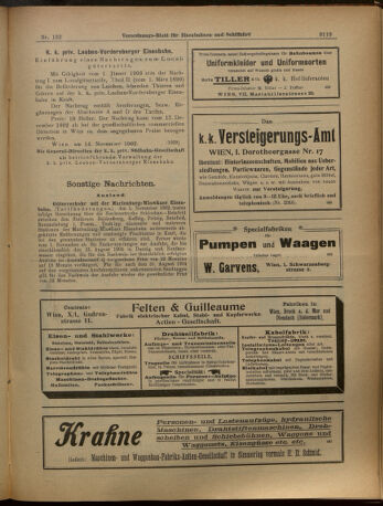 Verordnungs-Blatt für Eisenbahnen und Schiffahrt: Veröffentlichungen in Tarif- und Transport-Angelegenheiten 19021118 Seite: 13