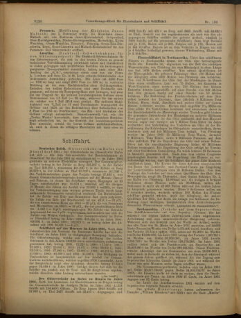 Verordnungs-Blatt für Eisenbahnen und Schiffahrt: Veröffentlichungen in Tarif- und Transport-Angelegenheiten 19021120 Seite: 6