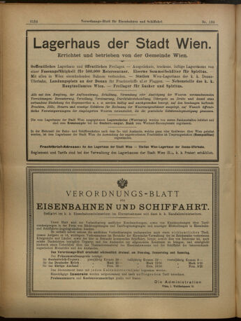 Verordnungs-Blatt für Eisenbahnen und Schiffahrt: Veröffentlichungen in Tarif- und Transport-Angelegenheiten 19021122 Seite: 14