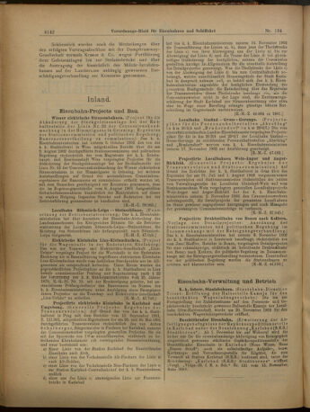 Verordnungs-Blatt für Eisenbahnen und Schiffahrt: Veröffentlichungen in Tarif- und Transport-Angelegenheiten 19021122 Seite: 2