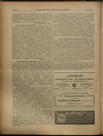 Verordnungs-Blatt für Eisenbahnen und Schiffahrt: Veröffentlichungen in Tarif- und Transport-Angelegenheiten 19021122 Seite: 6