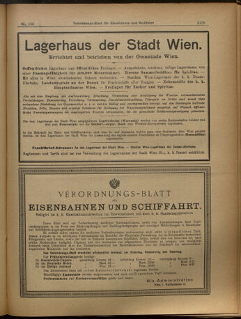 Verordnungs-Blatt für Eisenbahnen und Schiffahrt: Veröffentlichungen in Tarif- und Transport-Angelegenheiten 19021125 Seite: 15