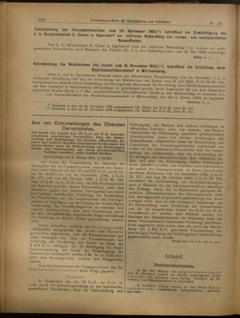 Verordnungs-Blatt für Eisenbahnen und Schiffahrt: Veröffentlichungen in Tarif- und Transport-Angelegenheiten 19021129 Seite: 2