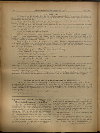 Verordnungs-Blatt für Eisenbahnen und Schiffahrt: Veröffentlichungen in Tarif- und Transport-Angelegenheiten 19021202 Seite: 2