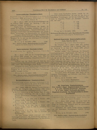 Verordnungs-Blatt für Eisenbahnen und Schiffahrt: Veröffentlichungen in Tarif- und Transport-Angelegenheiten 19021206 Seite: 10