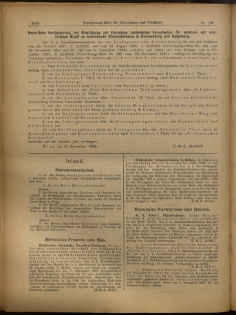 Verordnungs-Blatt für Eisenbahnen und Schiffahrt: Veröffentlichungen in Tarif- und Transport-Angelegenheiten 19021206 Seite: 6