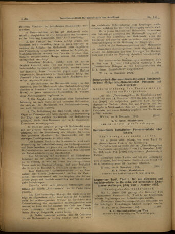 Verordnungs-Blatt für Eisenbahnen und Schiffahrt: Veröffentlichungen in Tarif- und Transport-Angelegenheiten 19021211 Seite: 10