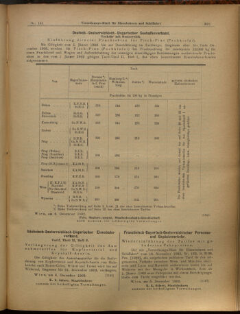 Verordnungs-Blatt für Eisenbahnen und Schiffahrt: Veröffentlichungen in Tarif- und Transport-Angelegenheiten 19021211 Seite: 13