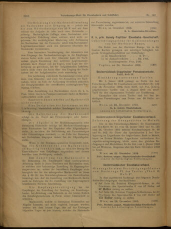 Verordnungs-Blatt für Eisenbahnen und Schiffahrt: Veröffentlichungen in Tarif- und Transport-Angelegenheiten 19021230 Seite: 10