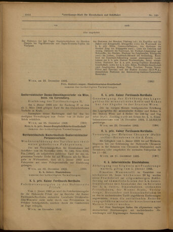 Verordnungs-Blatt für Eisenbahnen und Schiffahrt: Veröffentlichungen in Tarif- und Transport-Angelegenheiten 19021230 Seite: 8