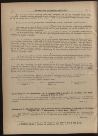 Verordnungs-Blatt für Eisenbahnen und Schiffahrt: Veröffentlichungen in Tarif- und Transport-Angelegenheiten 19030101 Seite: 2