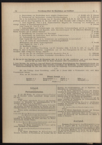 Verordnungs-Blatt für Eisenbahnen und Schiffahrt: Veröffentlichungen in Tarif- und Transport-Angelegenheiten 19030103 Seite: 2