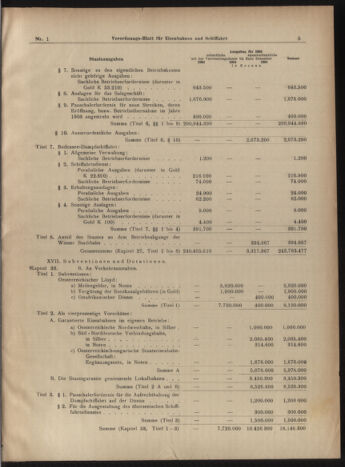 Verordnungs-Blatt für Eisenbahnen und Schiffahrt: Veröffentlichungen in Tarif- und Transport-Angelegenheiten 19030105 Seite: 5