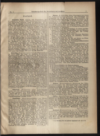 Verordnungs-Blatt für Eisenbahnen und Schiffahrt: Veröffentlichungen in Tarif- und Transport-Angelegenheiten 19030105 Seite: 7