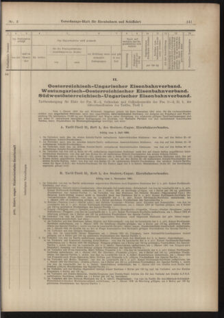 Verordnungs-Blatt für Eisenbahnen und Schiffahrt: Veröffentlichungen in Tarif- und Transport-Angelegenheiten 19030106 Seite: 21