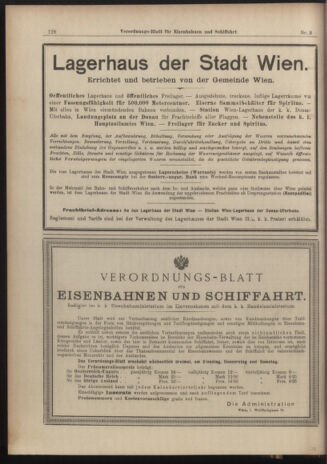 Verordnungs-Blatt für Eisenbahnen und Schiffahrt: Veröffentlichungen in Tarif- und Transport-Angelegenheiten 19030106 Seite: 8